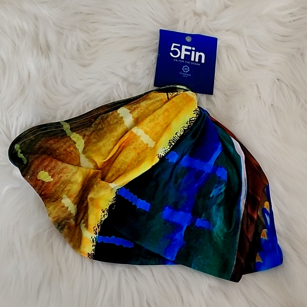 5 Fin Sun Scarf Blue Marlin